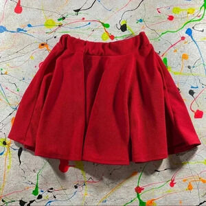 Moxeay Red Mini Skirt 💃🌹